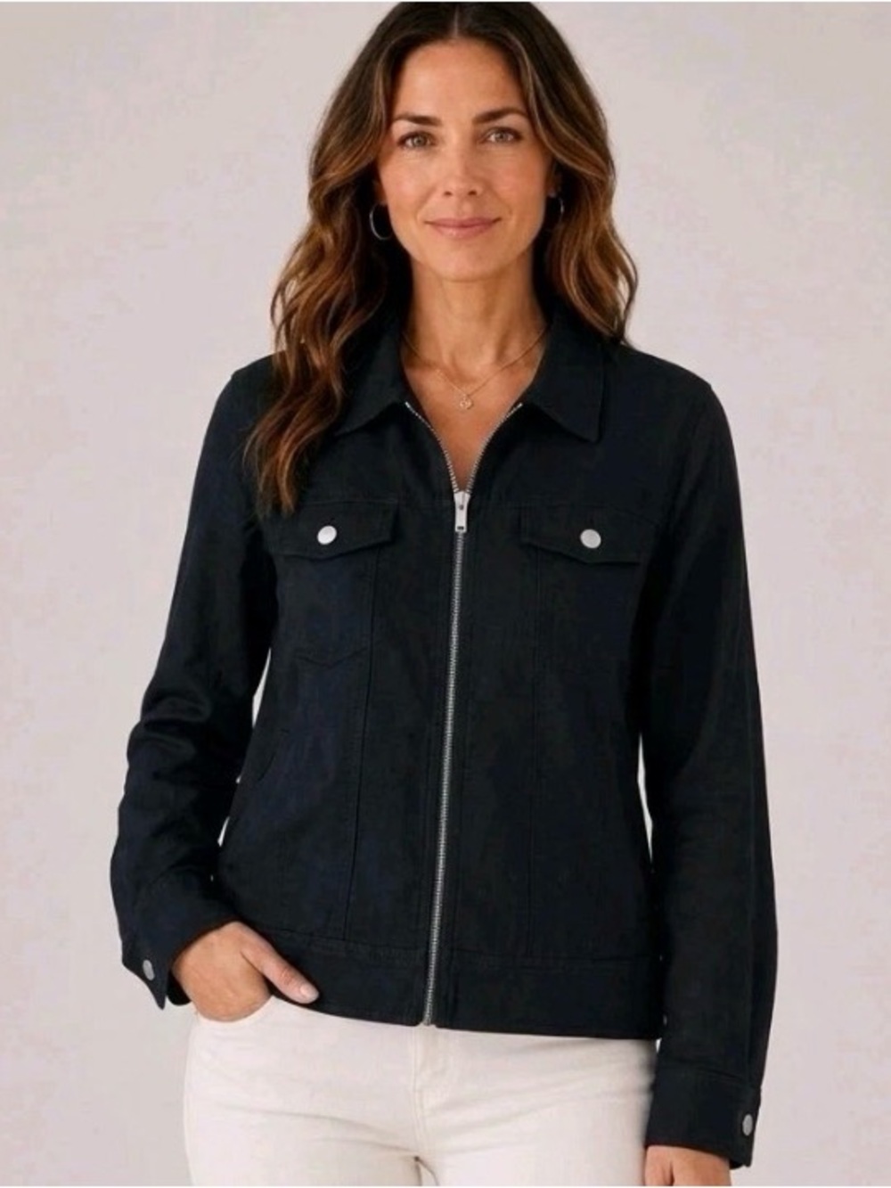 Rachel Zoe zip up jacket size M